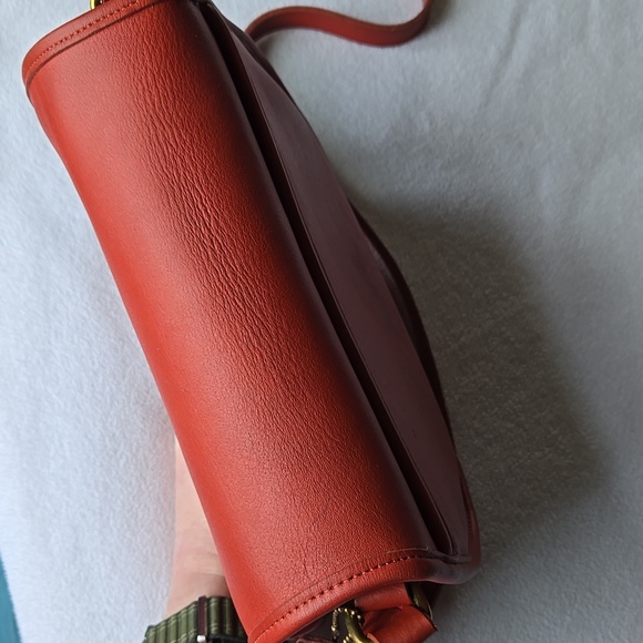 Vintage COACH 9954 Prairie Bag RARE Red - Picture 5 of 13